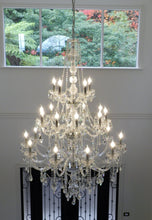 Load image into Gallery viewer, Bohemian Elegance 25 Light Crystal Chandelier- CHROME