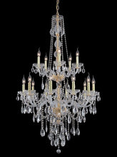 Load image into Gallery viewer, Bohemian Elegance 15 Light Crystal Chandelier- GOLD - Designer Chandelier