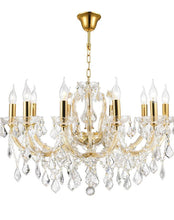 Load image into Gallery viewer, Maria Theresa Crystal Chandelier Grande 10 Light - GOLD