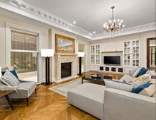 Load image into Gallery viewer, AMERICANA 12 Light Crystal Chandelier - Antique Bronze Style