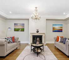 Load image into Gallery viewer, AMERICANA 15 Light Crystal Chandelier - Brass Finish