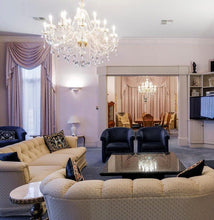 Load image into Gallery viewer, Bohemian Brilliance LARGE 18 Arm Two Tier Chandelier - GOLD