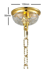 Load image into Gallery viewer, Bohemian Brilliance 7 Arm Crystal Chandelier- GOLD - Designer Chandelier