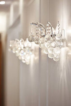 Load image into Gallery viewer, Cascading Empress Wall Sconce - Chrome - W:40cm