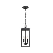 Load image into Gallery viewer, Capsule Collection - 3 Light - Chandelier - Matte Black - H:47.6