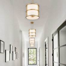 Load image into Gallery viewer, Dixon Collection - Chandelier - W:33cm - Satin Brass