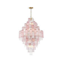 Load image into Gallery viewer, Odelle Collection - Ring Chandelier - Satin Brass - H:128cm (Copy)