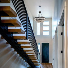 Load image into Gallery viewer, Clover Collection - 2 Tier Chandelier - Charcoal Bronze - bronze