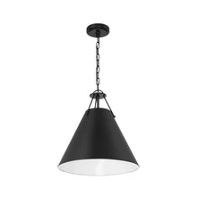Load image into Gallery viewer, Keenan Collection - Chandelier - Matte Black Frame - W:40cm