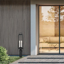 Load image into Gallery viewer, Atlas Collection - 4 Light - Outdoor Post Chandelier - Matte Black - W:16.5cm