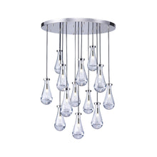 Load image into Gallery viewer, Rayne Collection - Round Cluster - W: 80cm H: 120cm - Polished Nickel