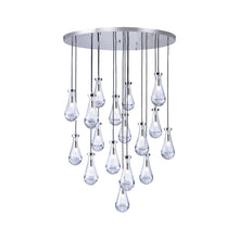 Load image into Gallery viewer, Rayne Collection - Round Cluster - W: 100cm H: 150cm - Polished Nickel