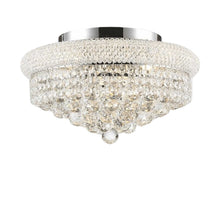 Load image into Gallery viewer, Royal Empress Flush Mount Basket Chandelier - Chrome - W:40cm