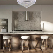 Load image into Gallery viewer, Royal Empress Flush Mount Basket Chandelier - CHROME - W:90cm
