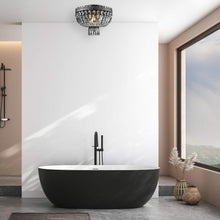 Load image into Gallery viewer, Royal French Basket Chandelier - Flush Mount - Antique SILVER - W:30cm