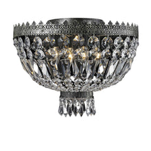 Load image into Gallery viewer, Royal French Basket Flush Mount Chandelier - Antique SILVER - W:40cm