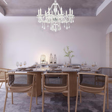 Load image into Gallery viewer, Bohemian Brilliance 10 Arm Crystal Chandelier - Chrome