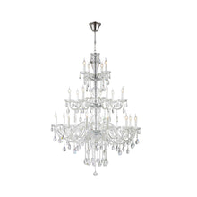 Load image into Gallery viewer, Bohemian Brilliance 24 Arm Crystal Chandelier- CHROME