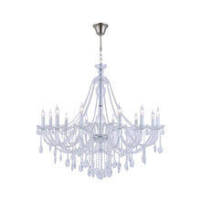 Load image into Gallery viewer, Bohemian Brilliance LARGE 12 Arm Single Tier Chandelier - Chrome