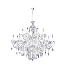 Load image into Gallery viewer, Bohemian Brilliance LARGE 18 Arm Two Tier Chandelier - CHROME