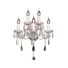 Load image into Gallery viewer, Bohemian Elegance Five Arm Wall Light Sconce - CHROME