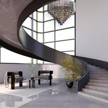 Load image into Gallery viewer, Odeon (Oasis) Chandelier- Large 9 Layer - Smoke Finish - W:130cm