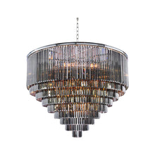 Load image into Gallery viewer, Odeon (Oasis) Chandelier- Large 9 Layer - Smoke Finish - W:130cm