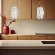 Load image into Gallery viewer, Infinity Pendant Lamp - Clear Crystal - W:14 H:25cm