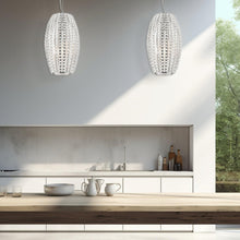 Load image into Gallery viewer, Infinity Pendant Lamp - Clear Crystal - W:20 H:38cm