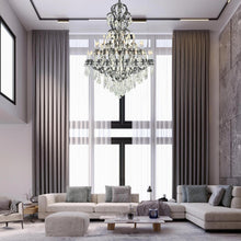 Load image into Gallery viewer, Maria Theresa Crystal Chandelier Royal 48 Light - Smoke Finish