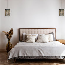 Load image into Gallery viewer, Single Crystalia Pendant Light - Golden Teak