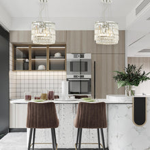 Load image into Gallery viewer, Modena Crystal Pendant - Oval Multi Tier W: 40cm