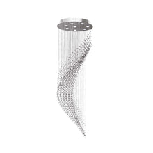 Load image into Gallery viewer, Contemporary Wave LED Chandelier - W:60cm H:190cm