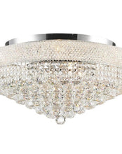 Load image into Gallery viewer, Royal Empress Flush Mount Basket Chandelier - CHROME - W:60cm