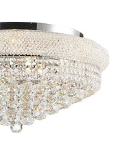 Load image into Gallery viewer, Royal Empress Flush Mount Basket Chandelier - CHROME - W:60cm