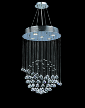 Load image into Gallery viewer, Saturn Ball LED Crystal Chandelier - Width:40 Height:66cm - Designer Chandelier