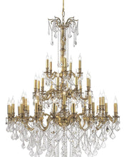 Load image into Gallery viewer, AMERICANA 45 Light Crystal Chandelier - Brass Finish
