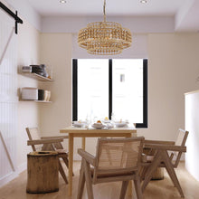 Load image into Gallery viewer, Jasper Collection - 3 Tier Rattan Chandelier - W:40cm - rattan