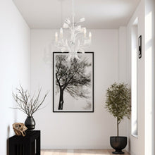 Load image into Gallery viewer, Brittany Collection - White Rose Chandelier - white-1