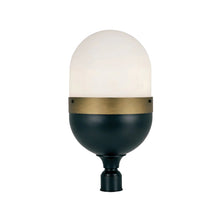 Load image into Gallery viewer, Rama Collection - Matte Black and Textured Gold Outdoor Lamp - black
