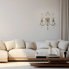 Load image into Gallery viewer, ARIA - Hampton Triple Arm Wall Sconce - Nickel Plated