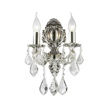 Load image into Gallery viewer, AMERICANA 2 Light Wall Sconce - Victorian - Silver Plated