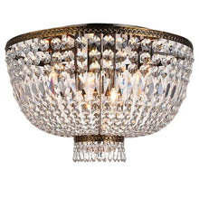 Load image into Gallery viewer, French Basket - Flush Mount Chandelier - Antique Bronze - W:60cm