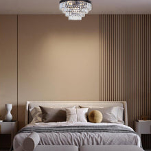 Load image into Gallery viewer, Jordan Collection - Flush Mount Chandelier - 50cm - Warm Bronze