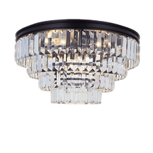 Load image into Gallery viewer, Jordan Collection - Flush Mount Chandelier - 50cm - Warm Bronze