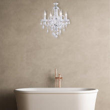 Load image into Gallery viewer, Bohemian Prague 4 Arm Crystal Chandelier - Chrome Fixtures