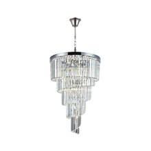 Load image into Gallery viewer, NewYork Oasis Spiral Chandelier - Chrome - Width: 60cm