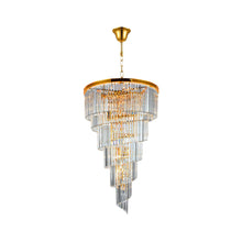 Load image into Gallery viewer, NewYork Oasis Spiral Chandelier - Gold - Width: 80cm