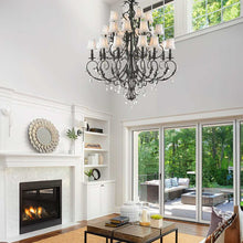 Load image into Gallery viewer, ARIA - Hampton 24 Arm Chandelier - Dark Bronze