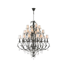 Load image into Gallery viewer, ARIA - Hampton 24 Arm Chandelier - Dark Bronze
